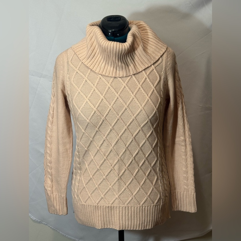 Calvin Klein Pink Cowl Neck Sweater Size Small